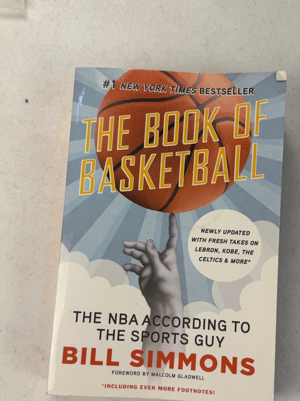 The Book of Basketball by Bill Simmons - Orange, Blue, White